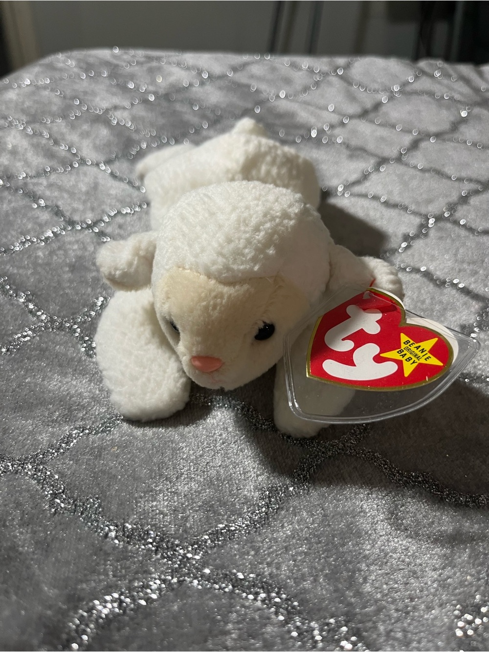 Ty Beanie Baby - Fleece the Lamb - 1996 Rare & Retired, PVC Pellets - Picture 10 of 11